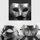 ForWhat Büro Ev Ofis Etkinlik Gösteri Balo Kostümü için Silver Antik Tarz Maske