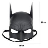 ForWhat Büro Ev Ofis Etkinlik Gösteri Çocuk Batman Kostüm Maskesi için Siyah Lastikli Maske