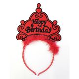 ForWhat Büro Ev Ofis Etkinlik Gösteri Doğum Günü Kostüm Tacı için 12ADET Happy Birthday Neon Taç Seti