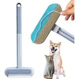 ForWhat Büro Ev Ofis Evcil Hayvanı için Uzun Saplı Kedi Köpek Tüy Temizleme Fırçası