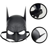 ForWhat Büro Ev Ofis Gösteri Çocuk Batman Kostümü için 20x14CM Siyah Lastikli Maske