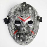 ForWhat Büro Ev Ofis Gösteri Kostümü için 20x25CM Metal Silver Jason Hannibal Maske