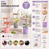 ForWhat Büro Ev Ofis Hediyesi Için 1000ML Çelik Pipet Slikon Kılıf Bambu Kapak Cam Matara Kupa Bardak - - - Renkli