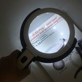ForWhat Büro Ev Ofis Hediyesi Için 10LED Işıklı 2x 5x 120MM Masaüstü Büyüteç - Renkli