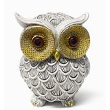 ForWhat Büro Ev Ofis Hediyesi için 10x14CM Polyester Baykuş Biblo Figürü