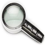 ForWhat Büro Ev Ofis Hediyesi için 110MM 3X 3LED Işıklı Büyüteç