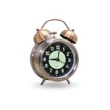 ForWhat Büro Ev Ofis Hediyesi için 12X8CM Metal Masaüstü Retro Çalar Saat