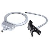 ForWhat Büro Ev Ofis Hediyesi Için 13CM 2.5x Metal Masaüstü Mandallı Ledli Büyüteç - Renkli