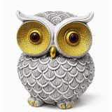 ForWhat Büro Ev Ofis Hediyesi için 15x20CM Polyester Baykuş Biblo Figürü