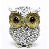 ForWhat Büro Ev Ofis Hediyesi için 16x19CM Polyester Baykuş Biblo Figürü