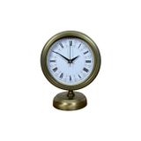 ForWhat Büro Ev Ofis Hediyesi için 20x25CM Biçimli Dekor Metal Masa Saati