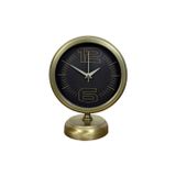 ForWhat Büro Ev Ofis Hediyesi için 20x25CM Eskitme Dekor Metal Masa Saati