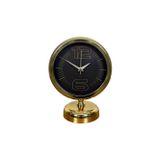 ForWhat Büro Ev Ofis Hediyesi için 20x25CM Golden Siyah Masa Saati