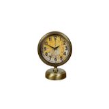 ForWhat Büro Ev Ofis Hediyesi için 20x25CM Retro Dekor Metal Masa Saati