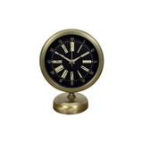 ForWhat Büro Ev Ofis Hediyesi için 20x25CM Sanat Dekor Metal Masa Saati