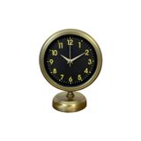 ForWhat Büro Ev Ofis Hediyesi için 20x25CM Tarz Dekor Metal Masa Saati