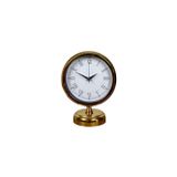 ForWhat Büro Ev Ofis Hediyesi için 25x20CM Golden Metal Edge Masa Saati