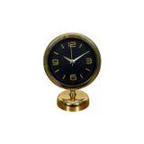 ForWhat Büro Ev Ofis Hediyesi için 25x20CM Golden Metal Gece Masa Saati