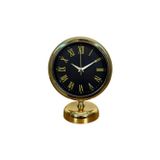 ForWhat Büro Ev Ofis Hediyesi için 25x20CM Golden Metal Notif Masa Saati
