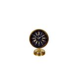 ForWhat Büro Ev Ofis Hediyesi için 25x20CM Golden Metal Stil Masa Saati