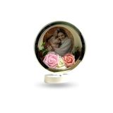 ForWhat Büro Ev Ofis Hediyesi için 25X22CM Güllü Oval Led Fotoğraf Çerçevesi