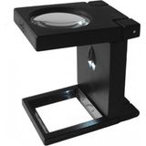 ForWhat Büro Ev Ofis Hediyesi için 2,5X90MM Plastık Işıklı Test Cıhazı Katlanır Büyüteç