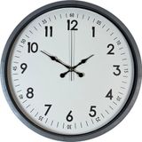 ForWhat Büro Ev Ofis Hediyesi için 36CM Gri Tip Dekor Duvar Saati