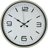 ForWhat Büro Ev Ofis Hediyesi için 36CM Krem Trend Dekor Duvar Saati