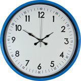 ForWhat Büro Ev Ofis Hediyesi için 36CM Mavi Tip Dekor Duvar Saati