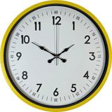 ForWhat Büro Ev Ofis Hediyesi için 36CM Sarı Tip Dekor Duvar Saati