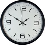 ForWhat Büro Ev Ofis Hediyesi için 36CM Siyah Style Dekor Duvar Saati