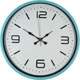 ForWhat Büro Ev Ofis Hediyesi için 36CM Turkuaz Style Dekor Duvar Saati
