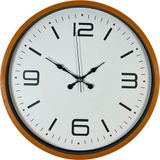 ForWhat Büro Ev Ofis Hediyesi için 36CM Turuncu Style Dekor Duvar Saati