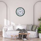 ForWhat Büro Ev Ofis Hediyesi için 36CM Yeşil Modern Şık Duvar Saati