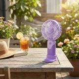 ForWhat Büro Ev Ofis Hediyesi Için 3mod Masaüstü Telefon Tutuculuv Halka Tasarım Mini Fan - Renkli