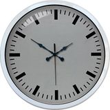 ForWhat Büro Ev Ofis Hediyesi için 40CM Beyaz Metal Modern Duvar Saati