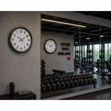 ForWhat Büro Ev Ofis Hediyesi için 40CM Eskitme Metal Ters Zamanlı Duvar Saati