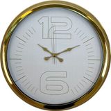 ForWhat Büro Ev Ofis Hediyesi için 40CM Golden Renk Prestij Duvar Saati