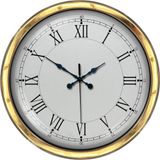 ForWhat Büro Ev Ofis Hediyesi için 40CM Golden Tip Prestij Duvar Saati