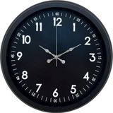ForWhat Büro Ev Ofis Hediyesi için 40CM Siyah Metal Dark Stil Duvar Saati
