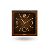 ForWhat Büro Ev Ofis Hediyesi için 41X41CM Ahşap Kare Duvar Saati