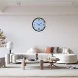 ForWhat Büro Ev Ofis Hediyesi için 52CM Golden Harmoney Desen Duvar Saati