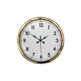 ForWhat Büro Ev Ofis Hediyesi için 52CM Golden Metal Beyaz Klasik Duvar Saati