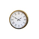 ForWhat Büro Ev Ofis Hediyesi için 52CM Golden Metal Roma Rakam Prestij Duvar Saati