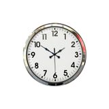 ForWhat Büro Ev Ofis Hediyesi için 52CM Krom Metal Modern Dekor Duvar Saati