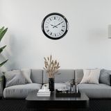 ForWhat Büro Ev Ofis Hediyesi için 52CM Krom Mnadala Desenli Desen Duvar Saati