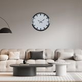 ForWhat Büro Ev Ofis Hediyesi için 52CM Krom Pure Simple Desenli Desen Duvar Saati