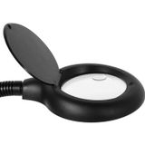 ForWhat Büro Ev Ofis Hediyesi için 5X 10X 40LED Işıklı Büyüteç Lamba Tip Masaüstü Çalışma Büyüteci