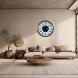 ForWhat Büro Ev Ofis Hediyesi için 60CM Antik Roma Elegance Çarklı Duvar Saati