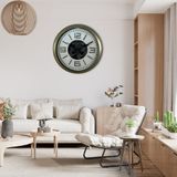 ForWhat Büro Ev Ofis Hediyesi için 60CM Antique Motion Stil Çarklı Duvar Saati